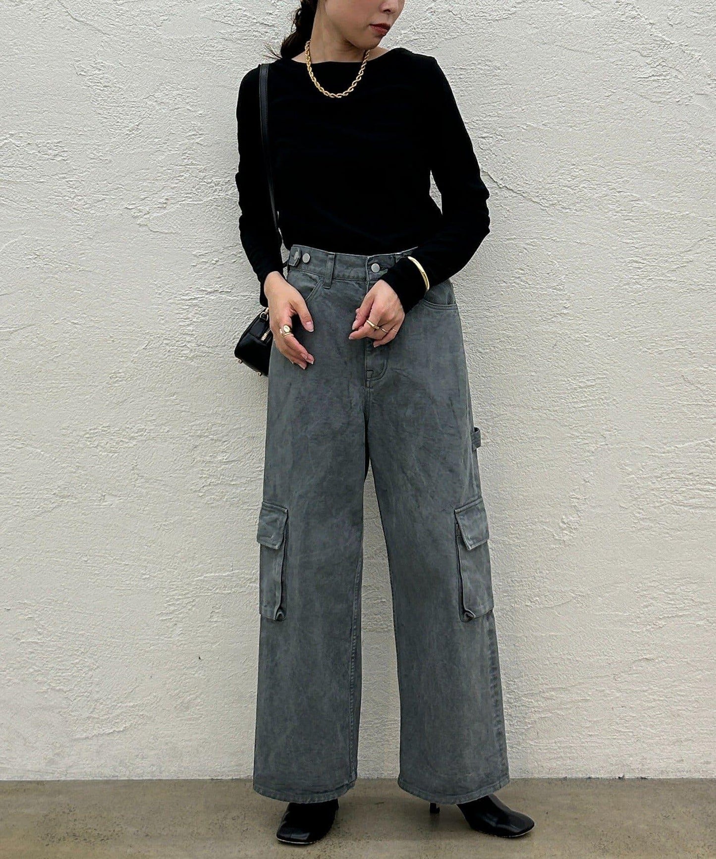 基礎羅紋長袖T恤