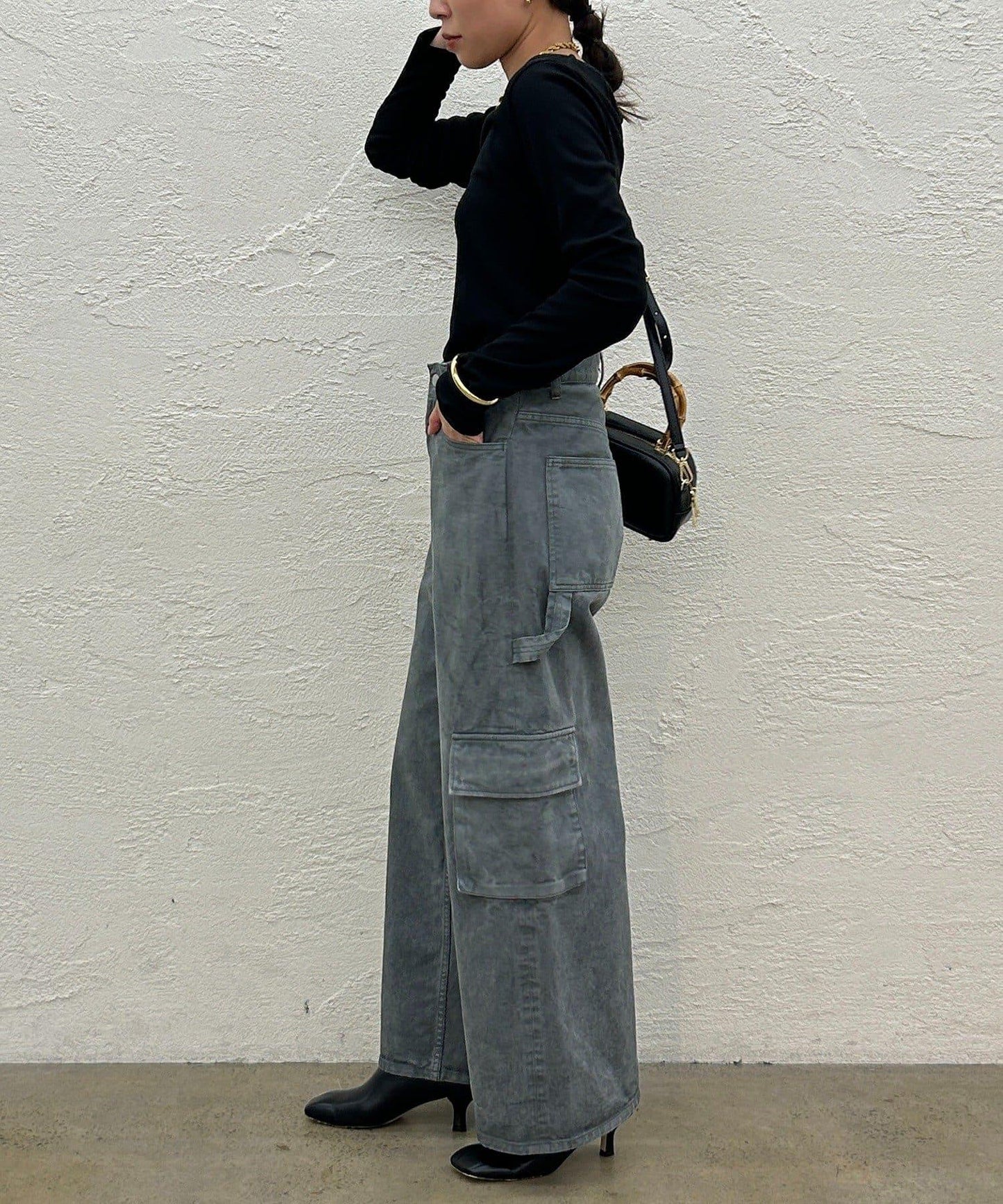 基礎羅紋長袖T恤