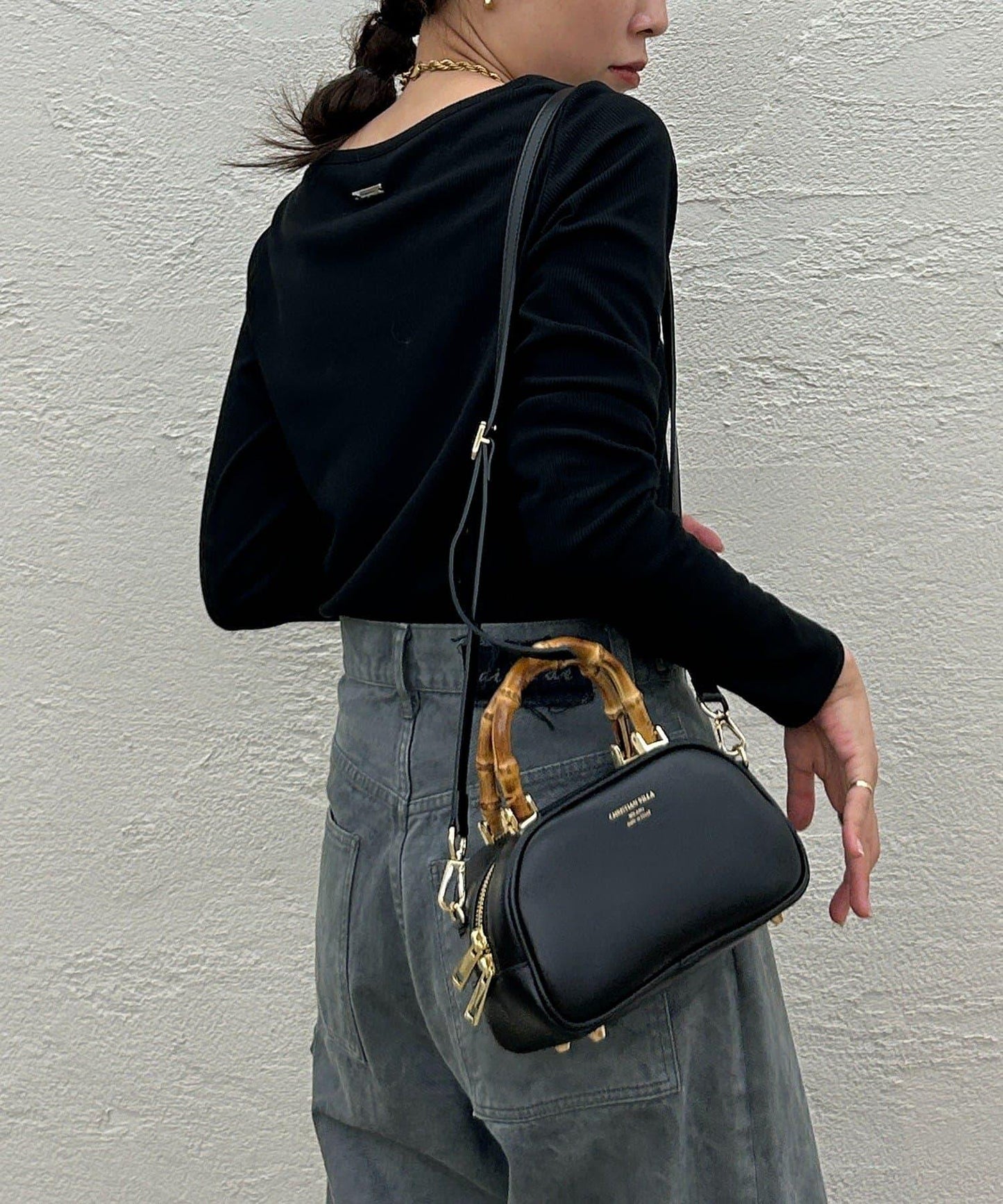 基礎羅紋長袖T恤