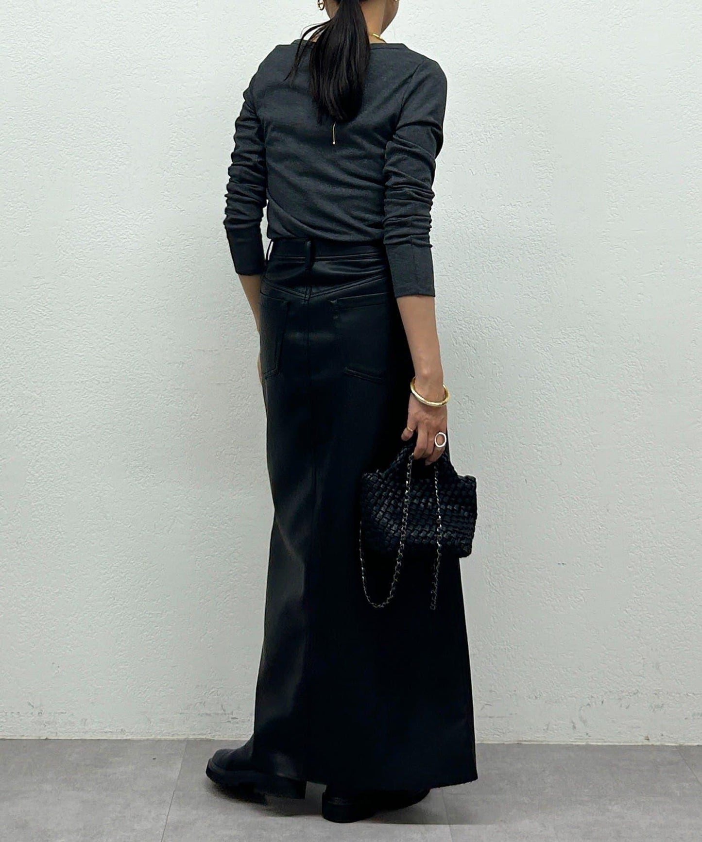 基礎羅紋長袖T恤