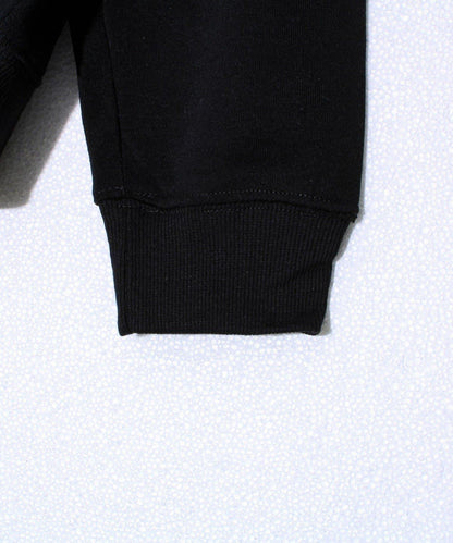 【米奇】UNISEX 貼布繡&植絨&橫向刺繡 加絨衛衣