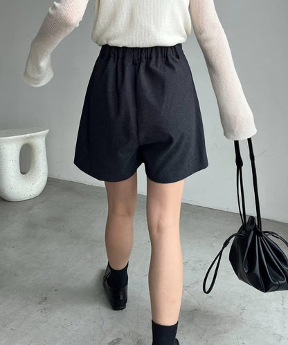 桃皮絨短褲