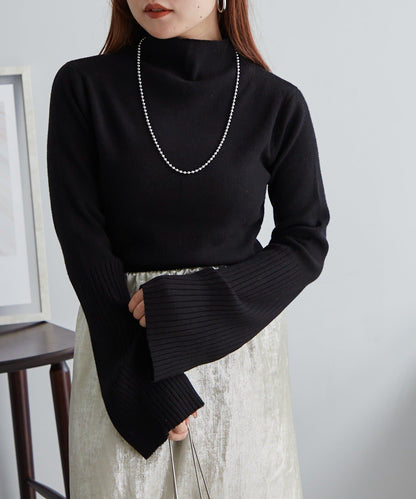 【RMAF】喇叭袖高領針織衫