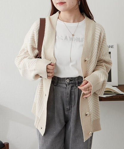 平價系列♡【RMAF】提花針織開衫