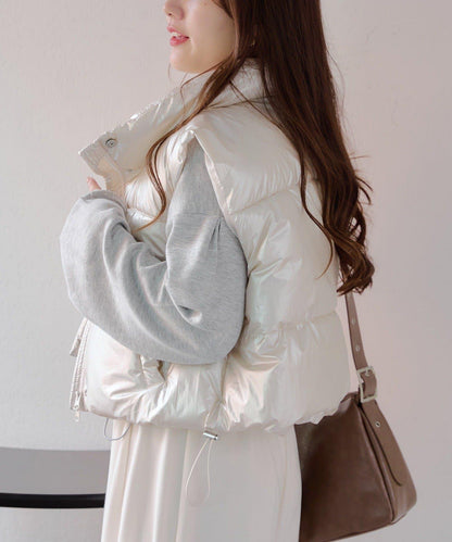 平價系列♡【RMAF】下襬抽繩加棉馬甲