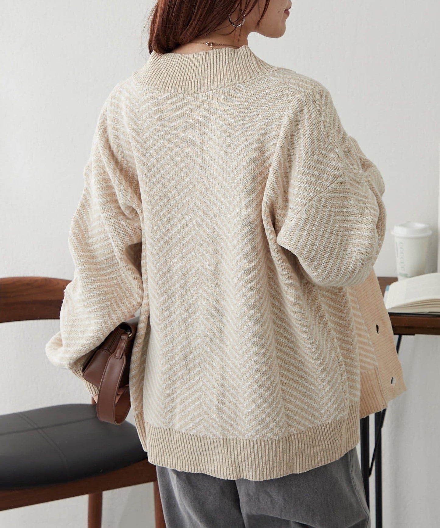 平價系列♡【RMAF】提花針織開衫