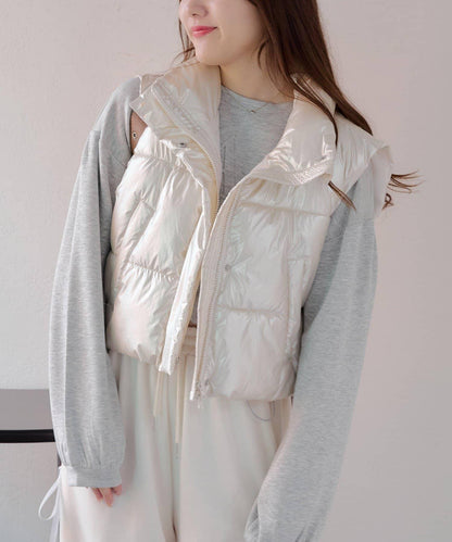 平價系列♡【RMAF】下襬抽繩加棉馬甲