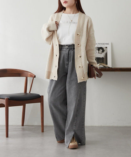 平價系列♡【RMAF】提花針織開衫