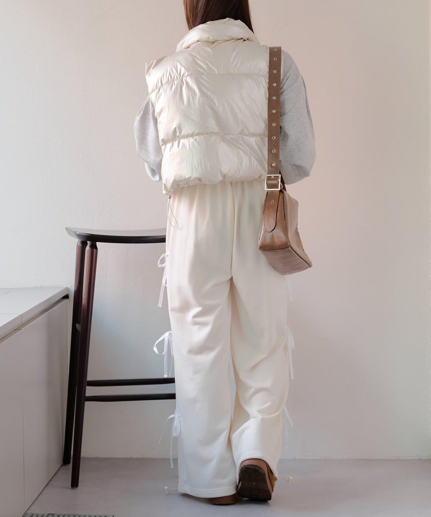 平價系列♡【RMAF】下襬抽繩加棉馬甲