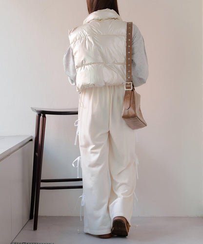 平價系列♡【RMAF】下襬抽繩加棉馬甲