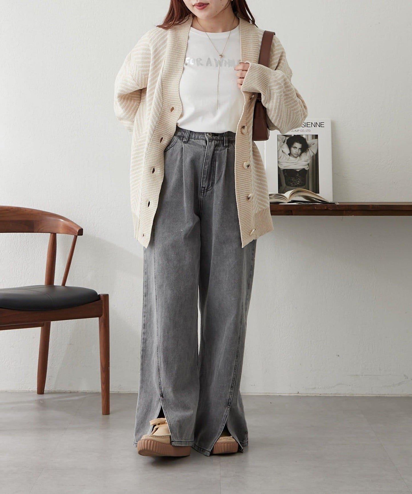 平價系列♡【RMAF】提花針織開衫