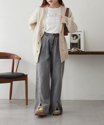 平價系列♡【RMAF】提花針織開衫