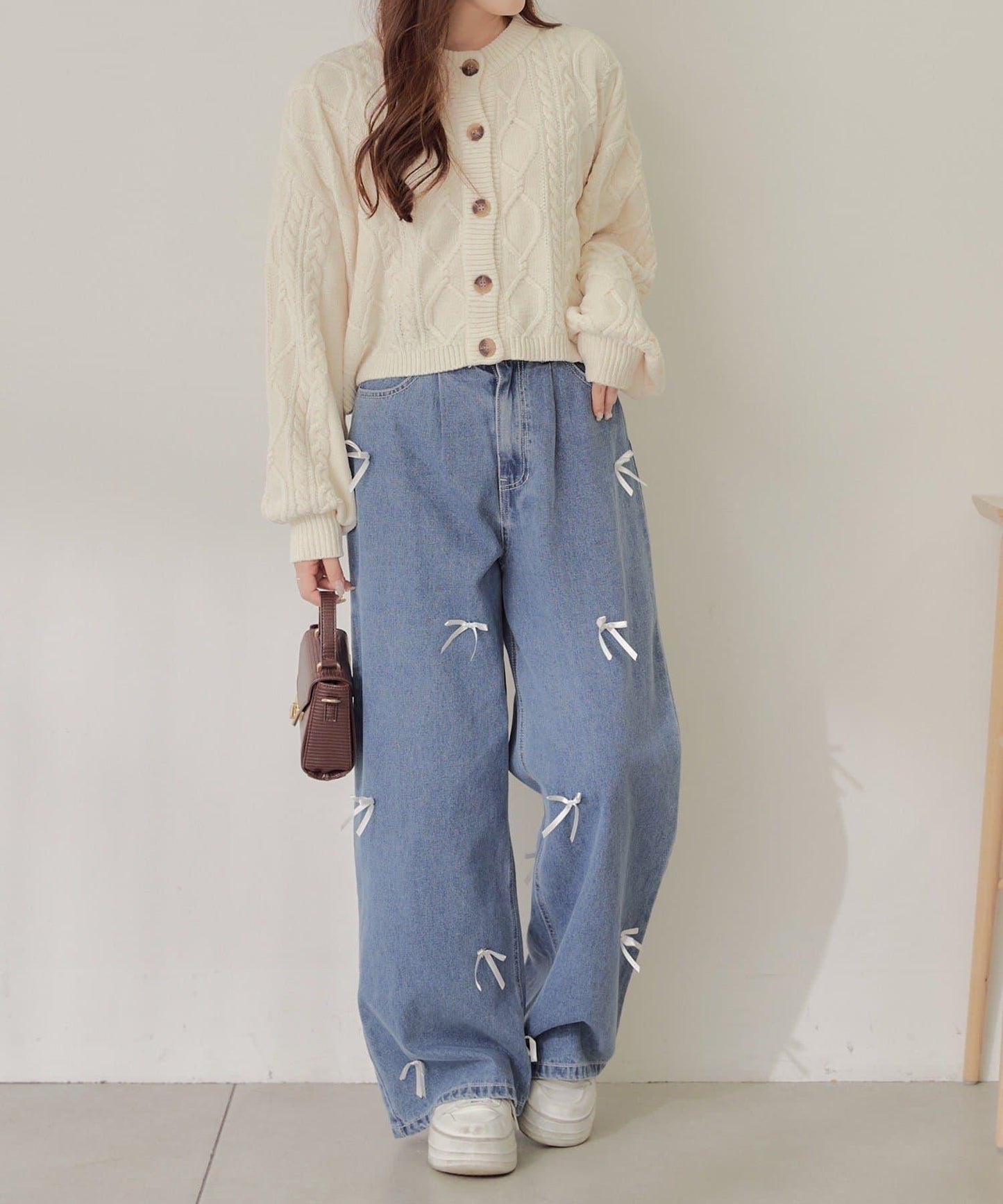 平價系列♡【RMAF】兩用毛絨麻花針織衫