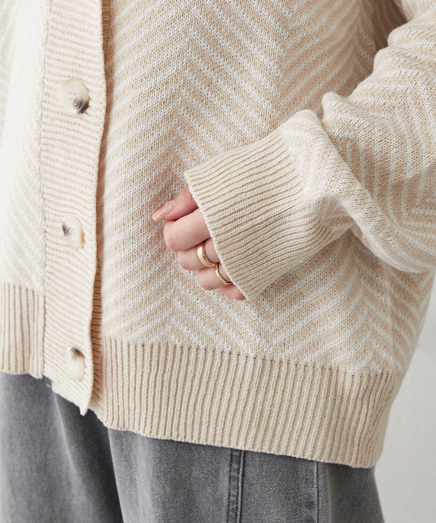 平價系列♡【RMAF】提花針織開衫