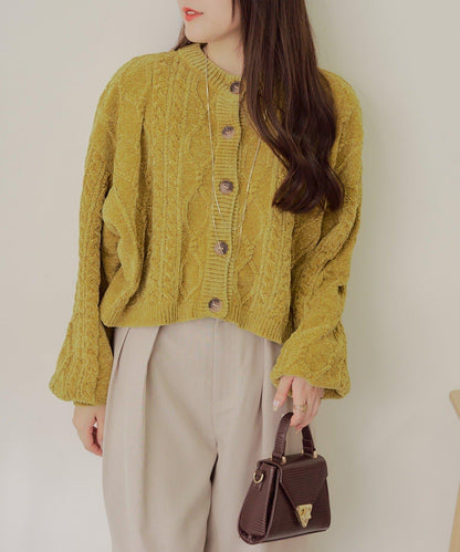 平價系列♡【RMAF】兩用毛絨麻花針織衫