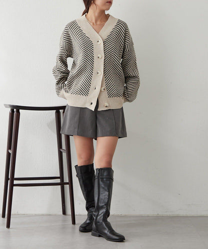 平價系列♡【RMAF】提花針織開衫