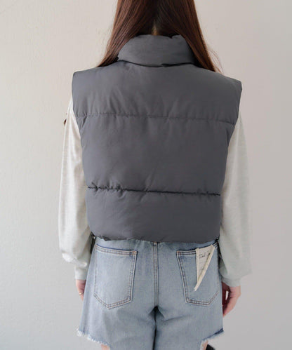 平價系列♡【RMAF】下襬抽繩加棉馬甲