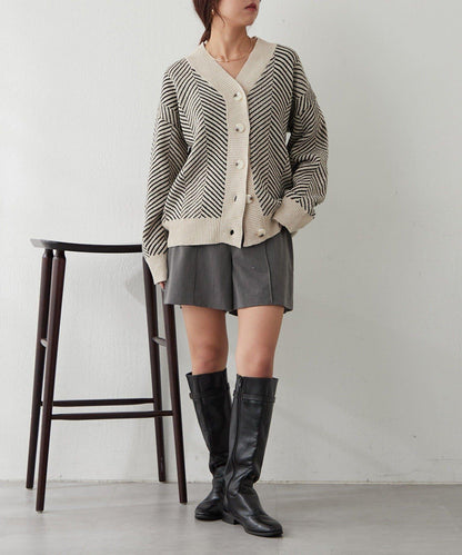 平價系列♡【RMAF】提花針織開衫