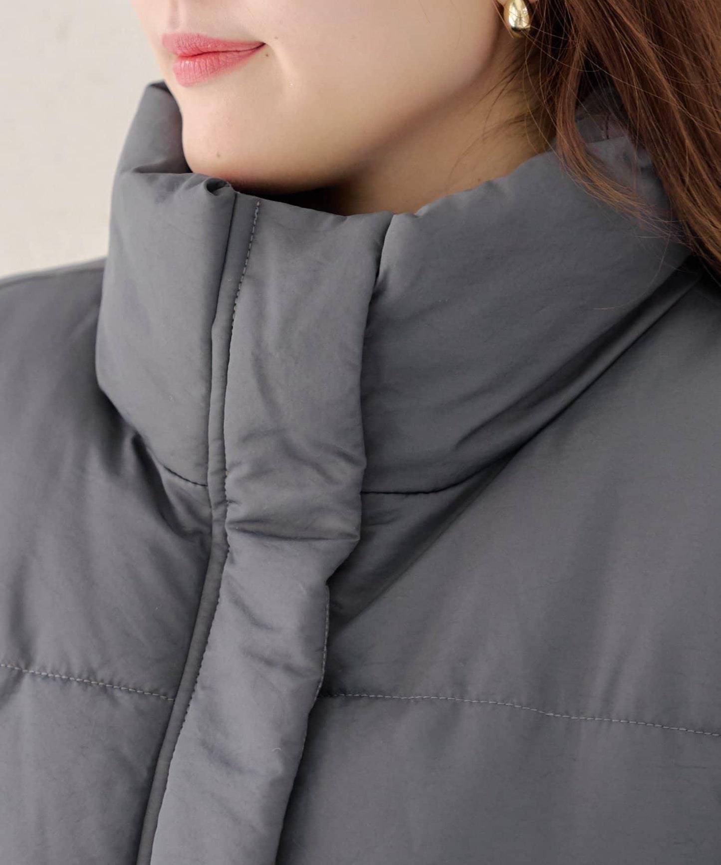 平價系列♡【RMAF】下襬抽繩加棉馬甲