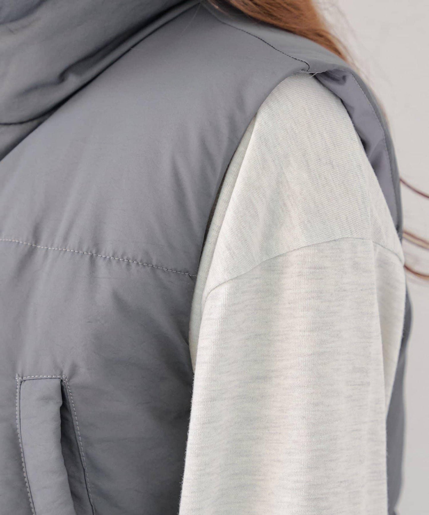 平價系列♡【RMAF】下襬抽繩加棉馬甲