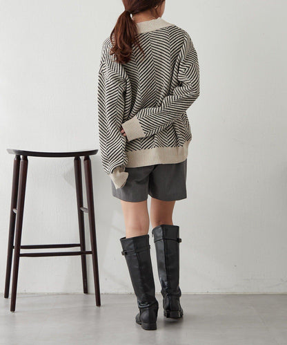 平價系列♡【RMAF】提花針織開衫