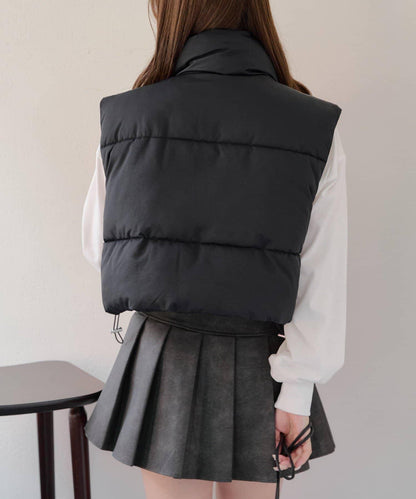 平價系列♡【RMAF】下襬抽繩加棉馬甲