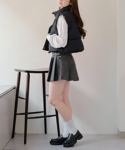 平價系列♡【RMAF】下襬抽繩加棉馬甲