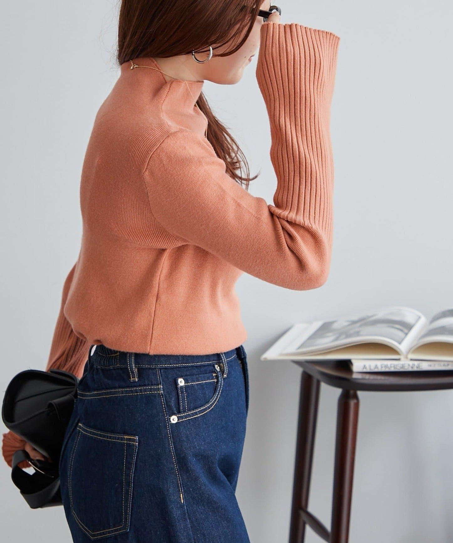 【RMAF】喇叭袖高領針織衫