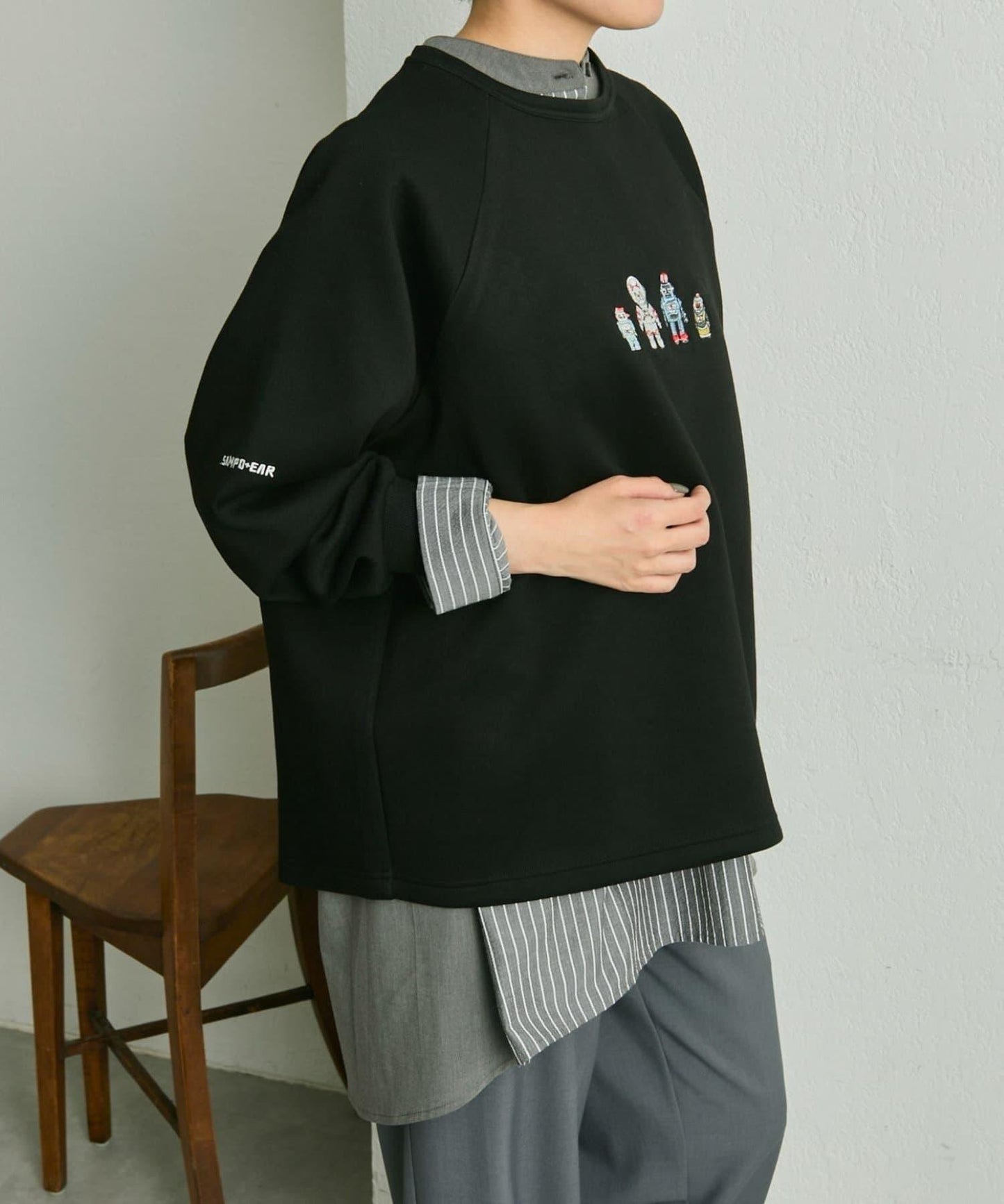 《手洗い可》sampo×ear聯名太空兔衛衣