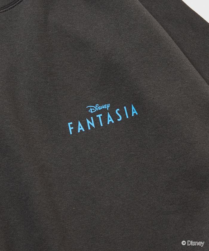 DISNEY/《迪士尼》『幻想曲』/米老鼠/背面印花圓領衛衣