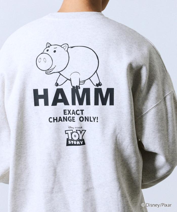 TOY STORY/玩具總動員 特別款 背部印花圓領衛衣 / HAMM