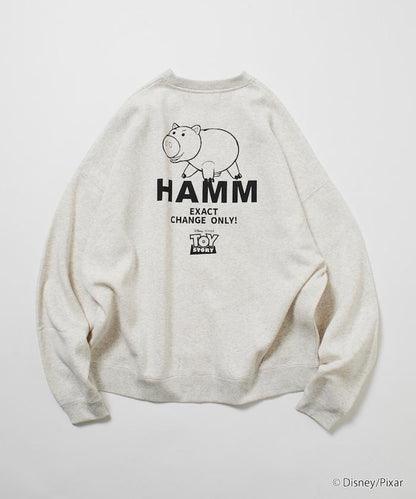 TOY STORY/玩具總動員 特別款 背部印花圓領衛衣 / HAMM