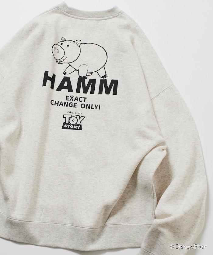 TOY STORY/玩具總動員 特別款 背部印花圓領衛衣 / HAMM