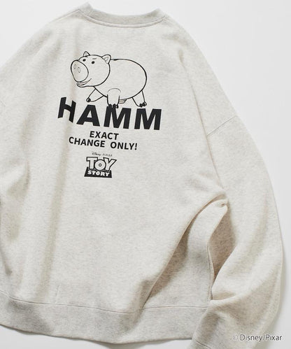 TOY STORY/玩具總動員 特別款 背部印花圓領衛衣 / HAMM