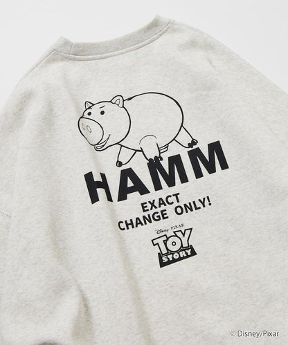 TOY STORY/玩具總動員 特別款 背部印花圓領衛衣 / HAMM