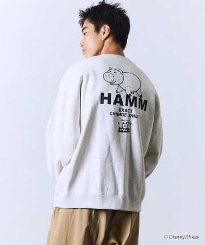 TOY STORY/玩具總動員 特別款 背部印花圓領衛衣 / HAMM