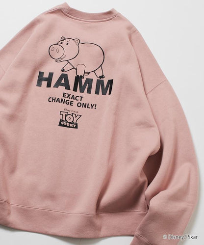 TOY STORY/玩具總動員 特別款 背部印花圓領衛衣 / HAMM
