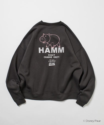 TOY STORY/玩具總動員 特別款 背部印花圓領衛衣 / HAMM