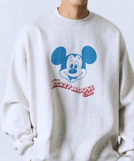 DISNEY/《迪士尼》 米老鼠/特別款 圓領印花衛衣/MICKEY MOUSE CLUB