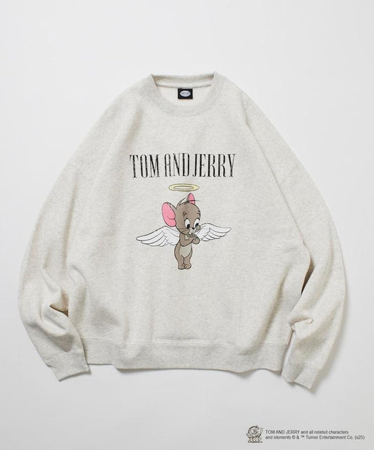 TOM and JERRY/《貓和老鼠》特別款前印花圓領衛衣【限量】