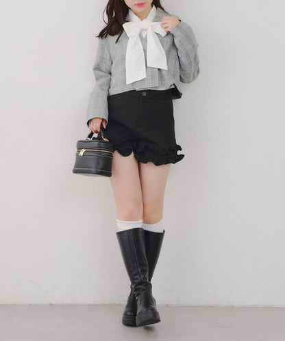 【SETUP適用】短款雙排扣西裝夾克