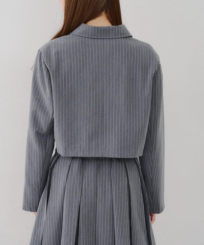 【SETUP適用】短款雙排扣西裝夾克