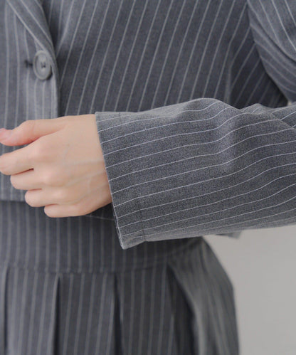 【SETUP適用】短款雙排扣西裝夾克