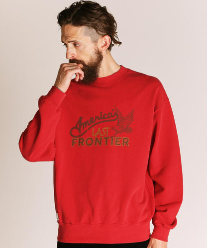 FADE AMERICA'S LAST FRONTIER 圓領衛衣/衛衣