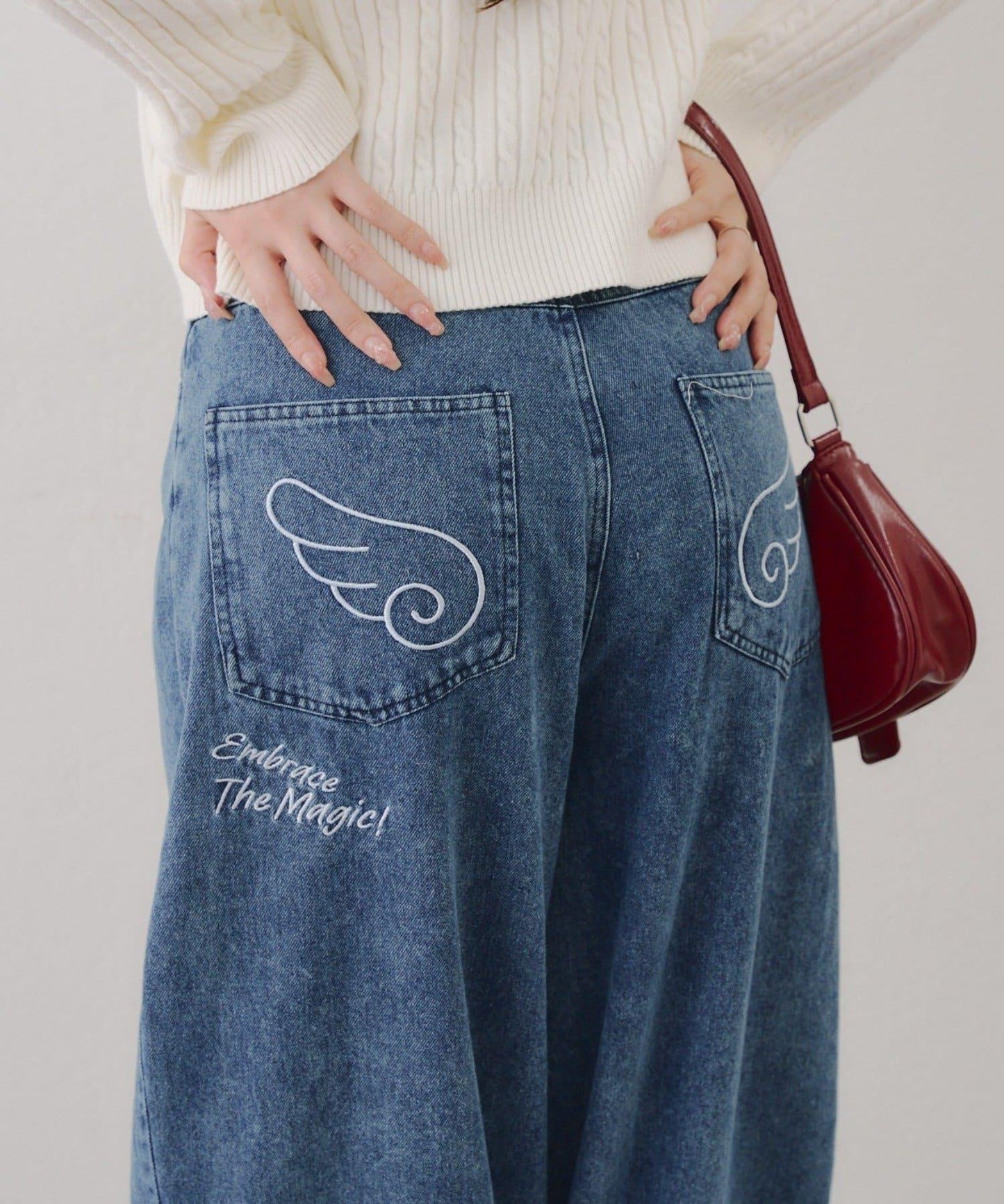 夢幻可愛【RMAF】許願風格寬鬆牛仔褲