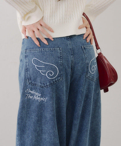 夢幻可愛【RMAF】許願風格寬鬆牛仔褲