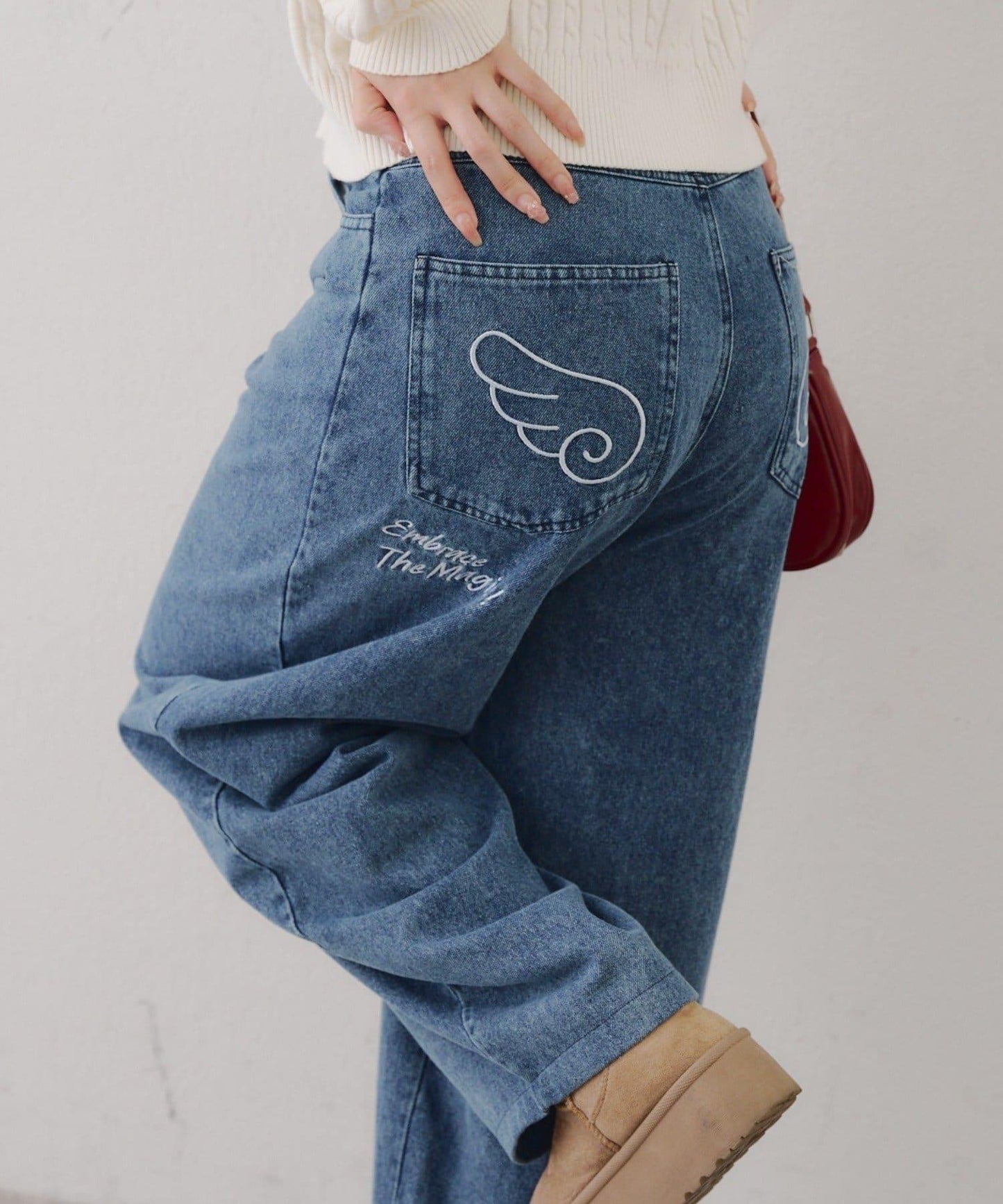 夢幻可愛【RMAF】許願風格寬鬆牛仔褲