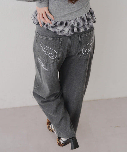 夢幻可愛【RMAF】許願風格寬鬆牛仔褲