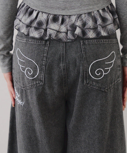 夢幻可愛【RMAF】許願風格寬鬆牛仔褲