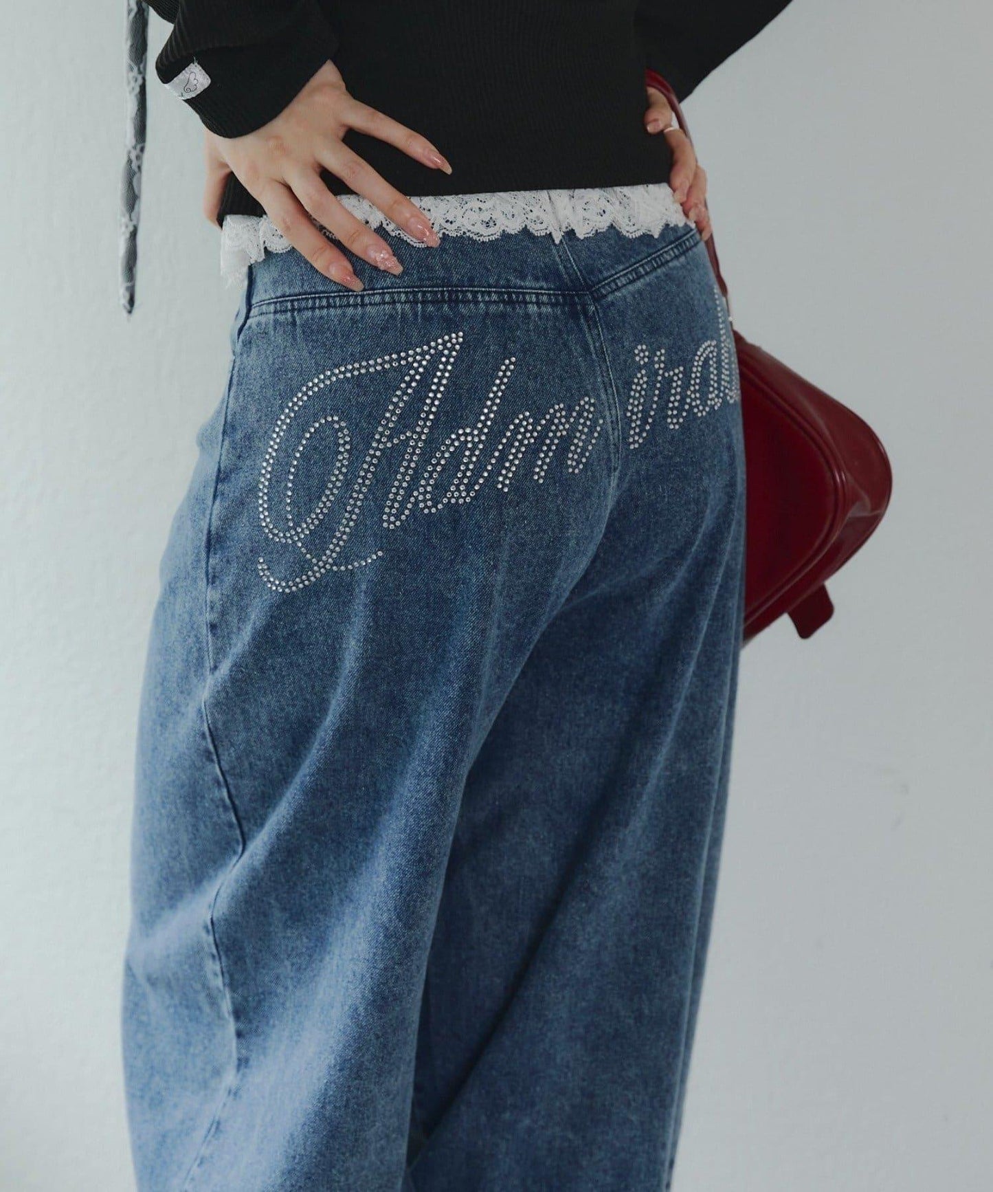 夢幻可愛【RMAF】許願風格寬鬆牛仔褲